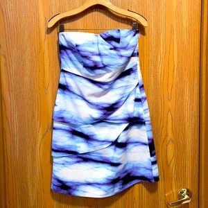 Outback Red strapless dress EUC size 8